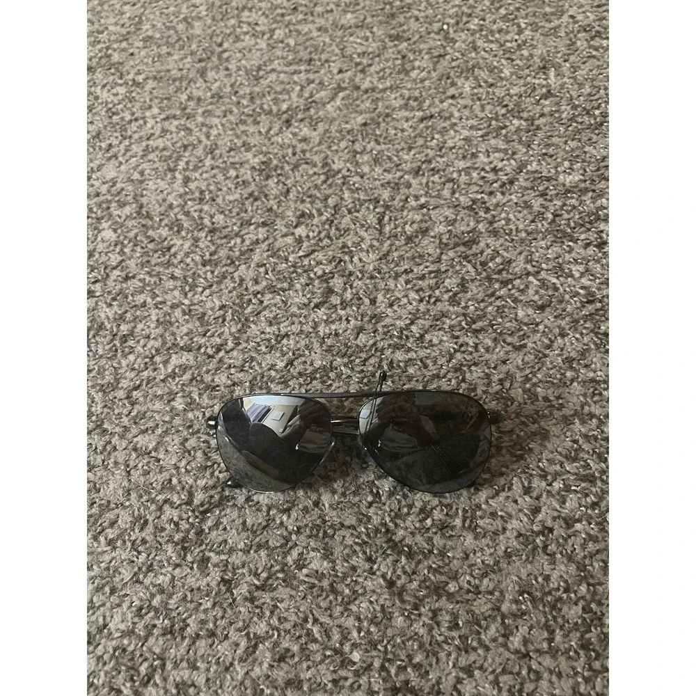 Foster Grant Mens Metal Black Aviator Sunglass 8‎ NEW!!